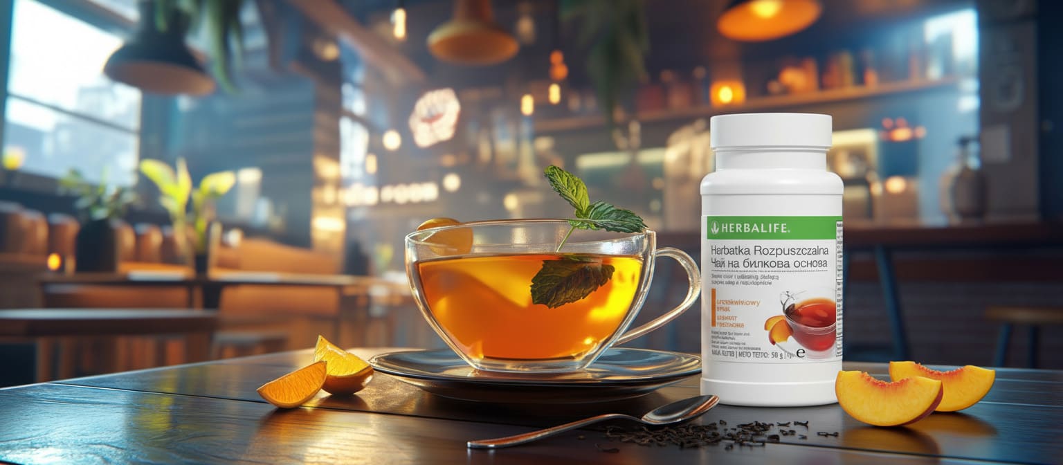 Herbatka Rozpuszczalna Herbalife smak brzoskwiniowy 51 g
