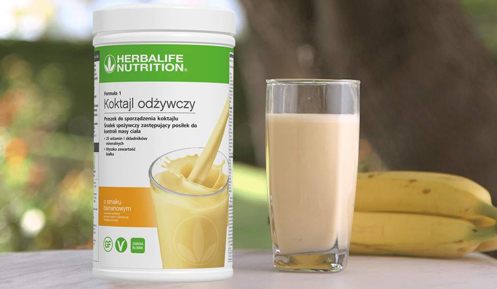 Koktajl Herbalife Formula 1 bananowy 550 g